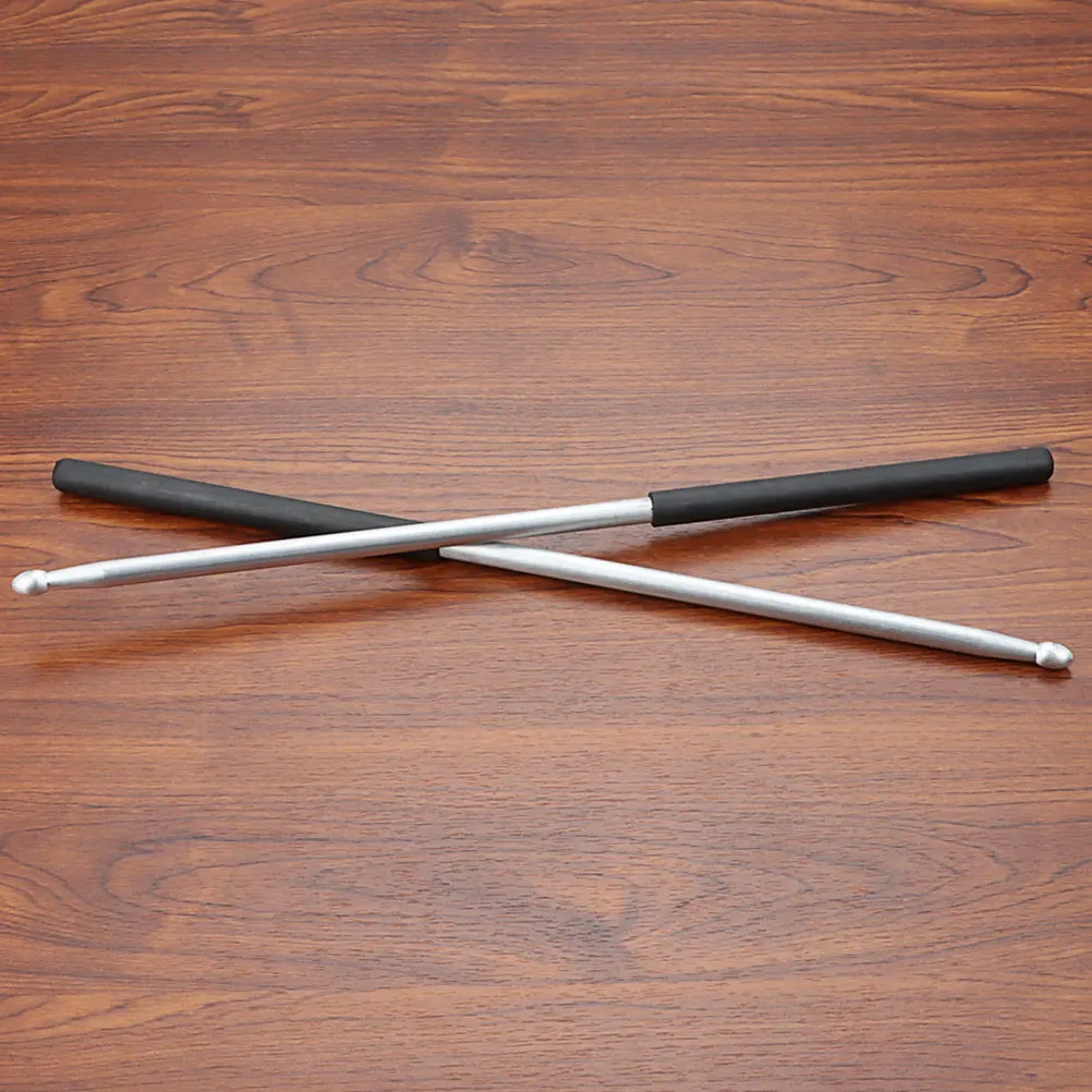 

Drum Stick Drumsticks Practice Percussion with Grip Bass Metal Instrument Aluminum Alloy