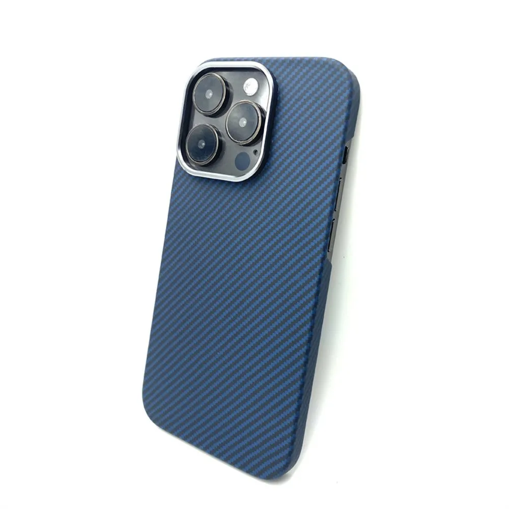 Real Aramid Fiber Case,Slim & Light  for iPhone 14 Pro Case with a Case-Less Touch Feeling, 600D Aramid Fiber Made