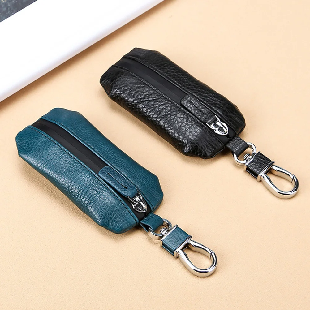 

1Pcs Car Key Holder Pattern Durable Stylish Hanging Waist Pouch Blue Gift for Men Women Car Key Bag