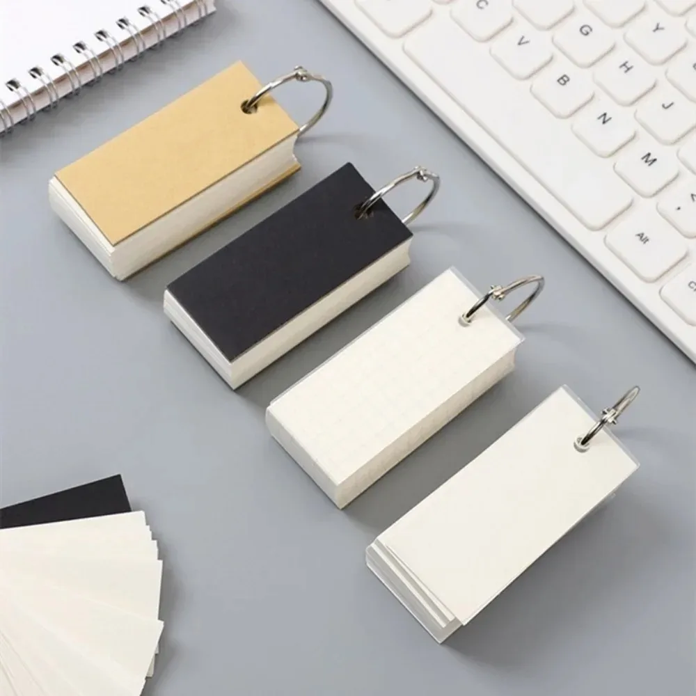 Portable Loose Leaf Notebook Ring Buckle Style Eco Friendly Perforated Notepad Memo Pad for Office School Everyday Writing