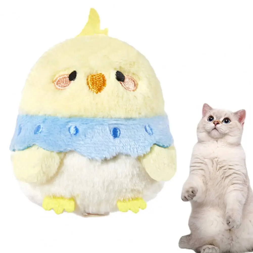 

Pet Cat Electric Toy,Cute Chirping Bird Interactive Cat Entertainment Toy,Hunting Instinct for Indoor Kittens Boredom Relief