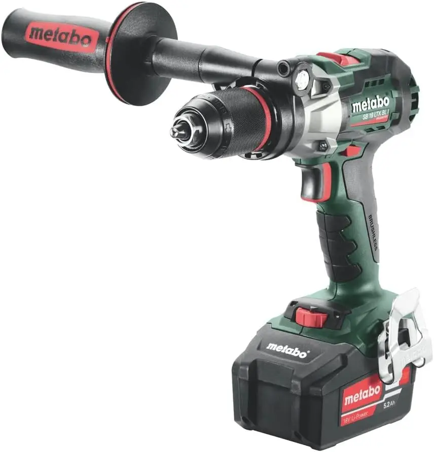 

602360520 18V Brushless Lithium-Ion 1/2 in. Cordless Hammer Drill Driver Kit with 2 Batteries (5.2 Ah)
