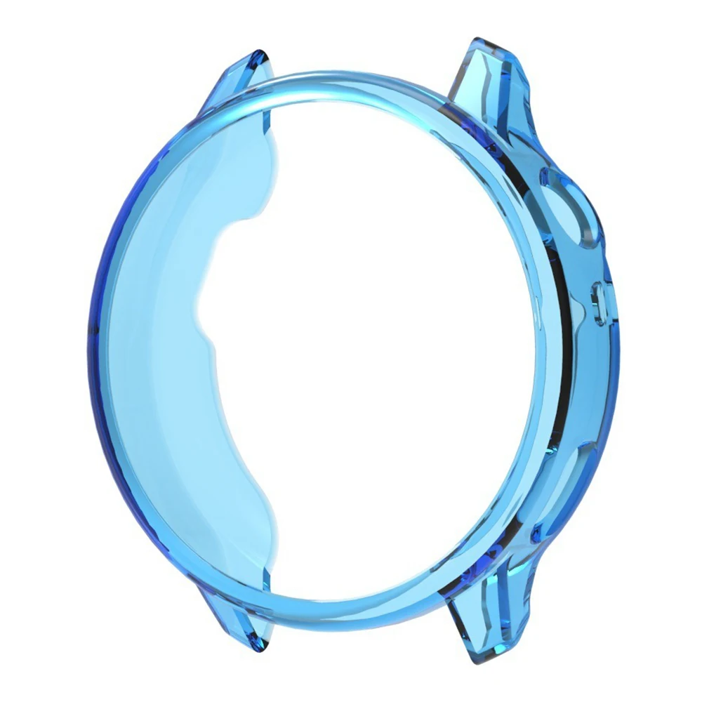

For Garmin Venu 4 41mm Protective Watch Case TPU Hollow Cover - Transparent Blue