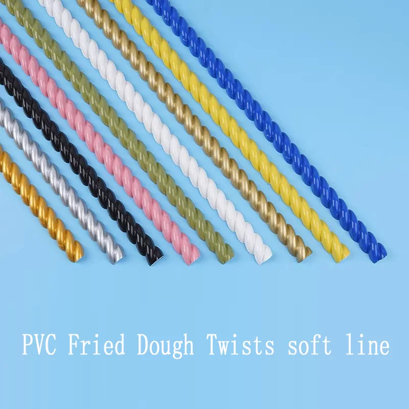 Fried Dough Twists Soft Line Self-Adhesive Mirror Frame Decorative Strip Furniture Blister Cabinet Door Plate Arc Molding Line