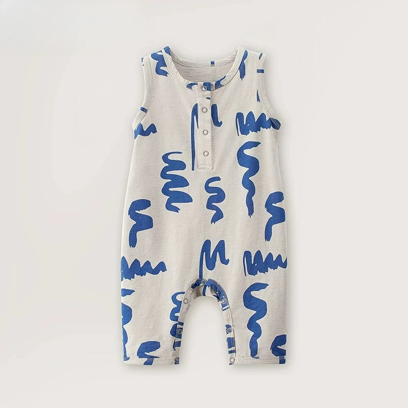 New 2026 Soft Lightweight Cotton Baby Crawling Clothes Boys Girls Romper Breathable Daily Wear Toddler Homewear Kids Outfits