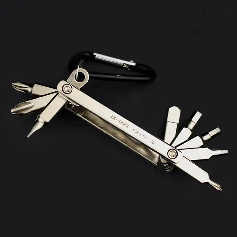 Folding Hexagonal Wrench Set Multifunctional Allen Spanner Mini Cross Screwdriver Driver