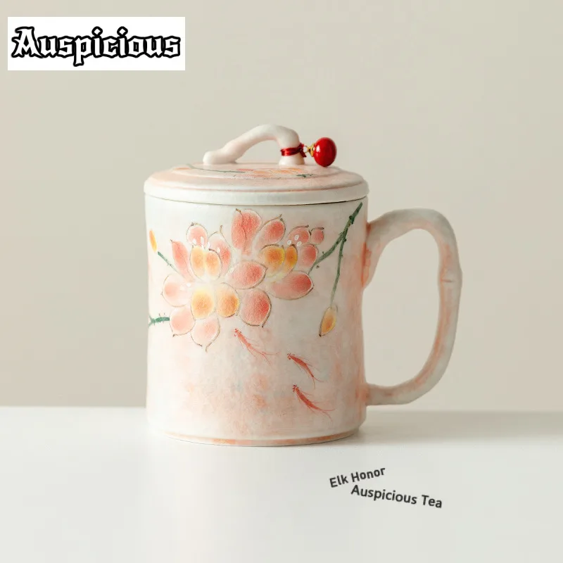 

190 мл ручная роспись кружка для кофе с орхидеей, чашка для горячего шоколада, кружка для послеобеденного чая, бутылка вина, пива, чашка для воды, посуда для напитков, подарок