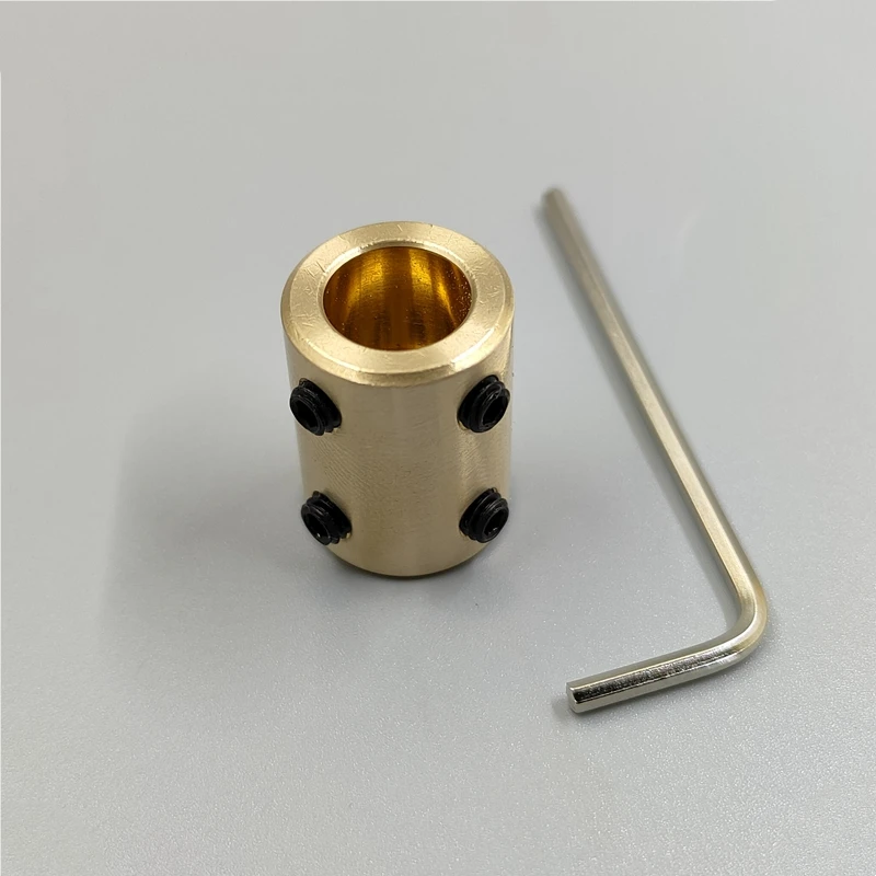 3.17/4/5/6/8/10/12mm Brass Motor Shaft Coupling Coupler Transmission Connector Sleeve Adapter For RC Boat Car Airplane DIY Model