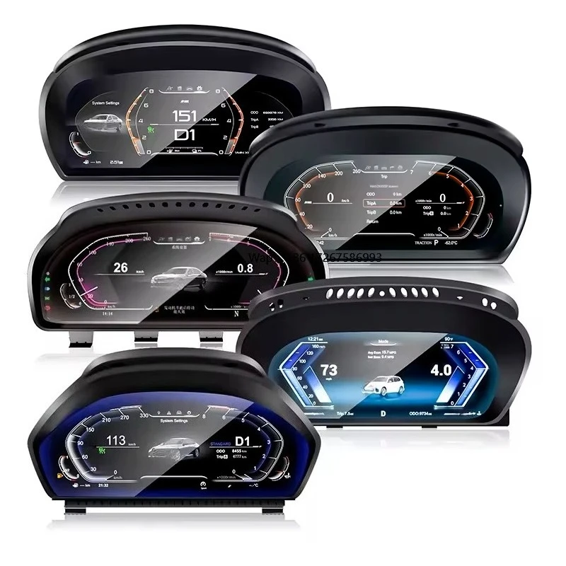 

Digit Cluster Instrument Speedometer LCD AC Control Panel Car DVD Player for F10 F20 F30 for E60 E90 X5 X6 5 Series