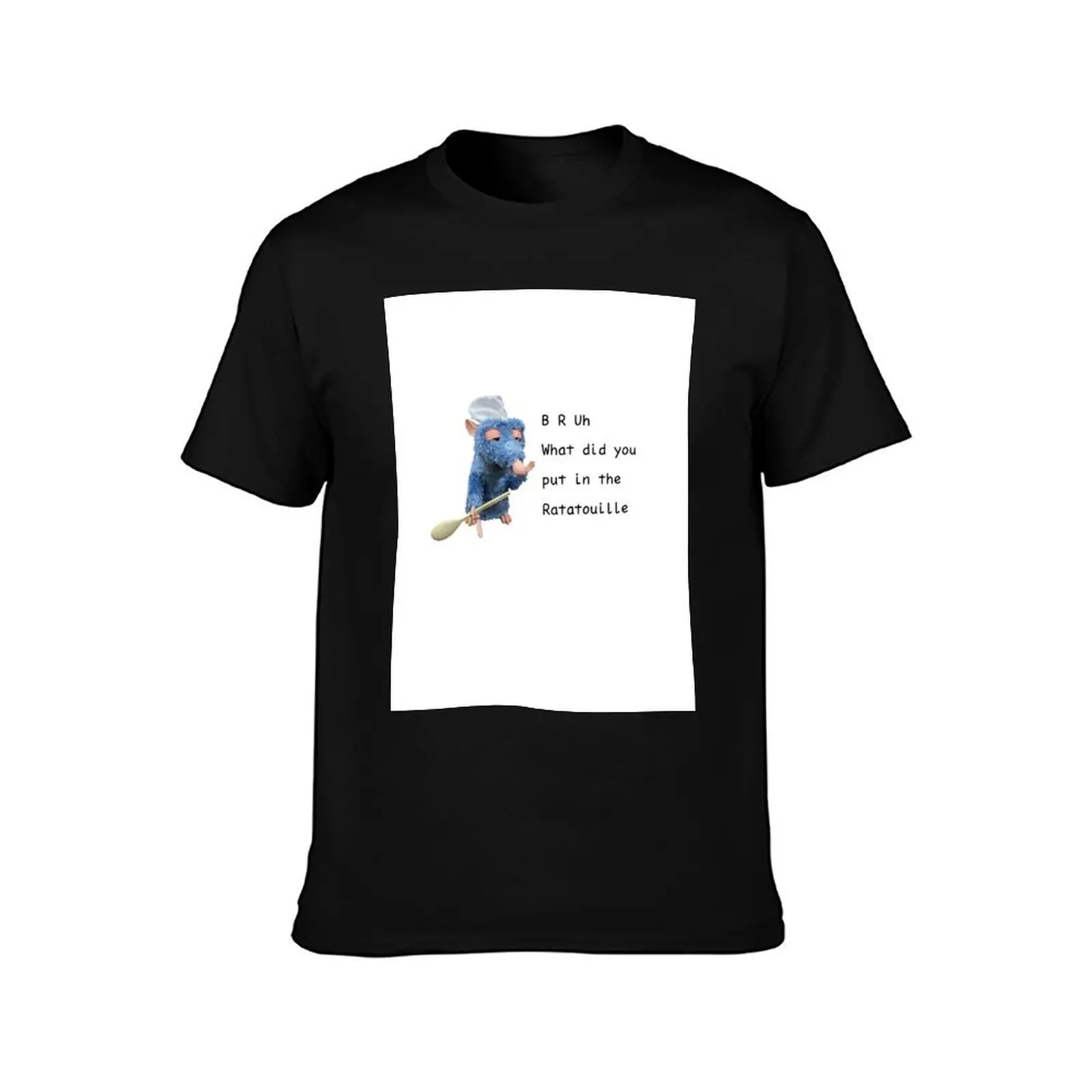 What did you put in the Ratatouille T-Shirt Minimalist Casual Short Sleeve Top T-Shirt