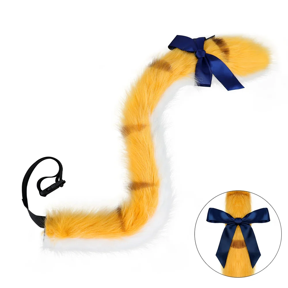 New Game Zenless Zone Zero Ju Fufu Cosplay Ears Headband Beast Tail Halloween Carnival Party Cute Plush Dress Up Props