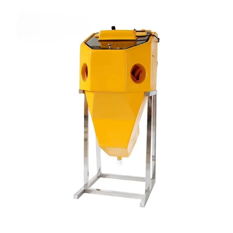 

Medium Gold Silver Copper Sandblasting Machine Mechanical Jewellery Manual Sandblasting Machine for Metals