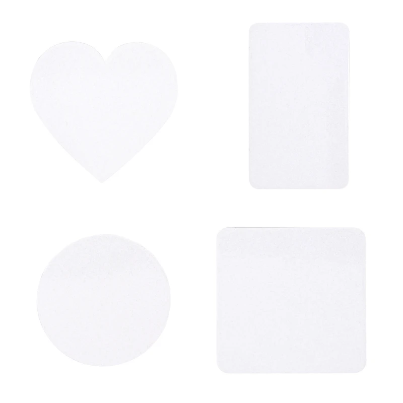 10pcs Sublimation Blank Fridge Magnets Thermal Transfer Refrigerator Magnets DIY