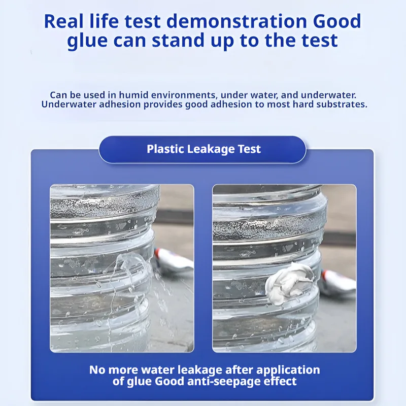 60/120ml Underwater Adhesive Sealant Harmless To Fish Aquarium Repair Strong Bonding Waterproof Leakproof for Underwater Bonding