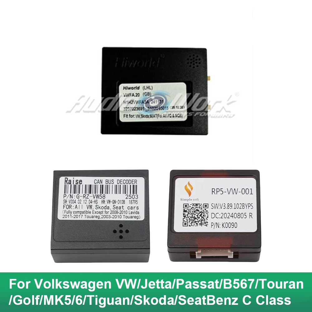 

CAN-бокс RP5-VW-001 VW-RZ-58 VWFA.20, 16-контактный адаптер для Volkswagen VW/Jetta/Passat/B567/Touran/Golf/MK5/6/Tiguan/Skoda/Seat