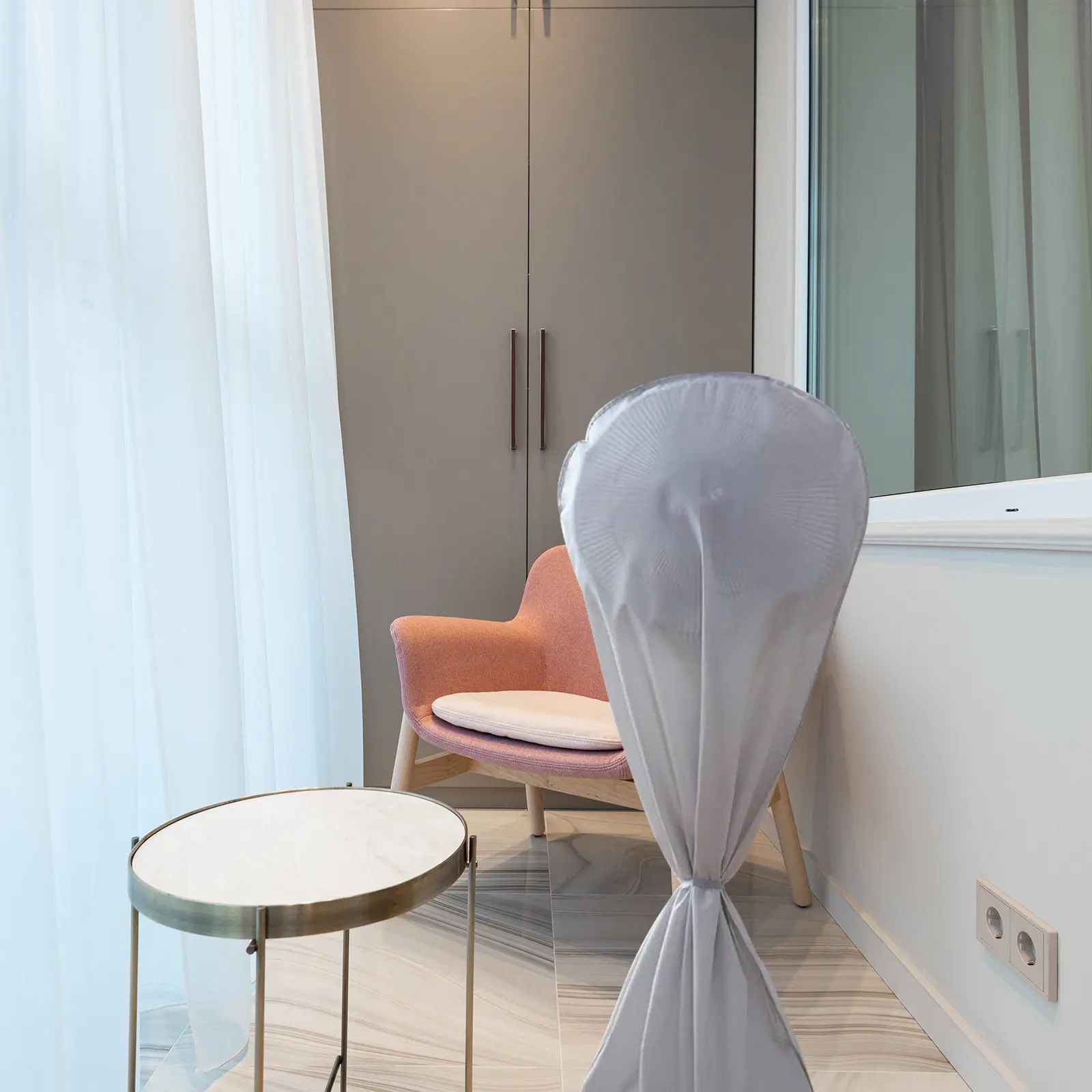 

1Pcs Electric Fan Protector Cover Safe No Harmful Substances Household Vertical Cover Covers Fan Protector