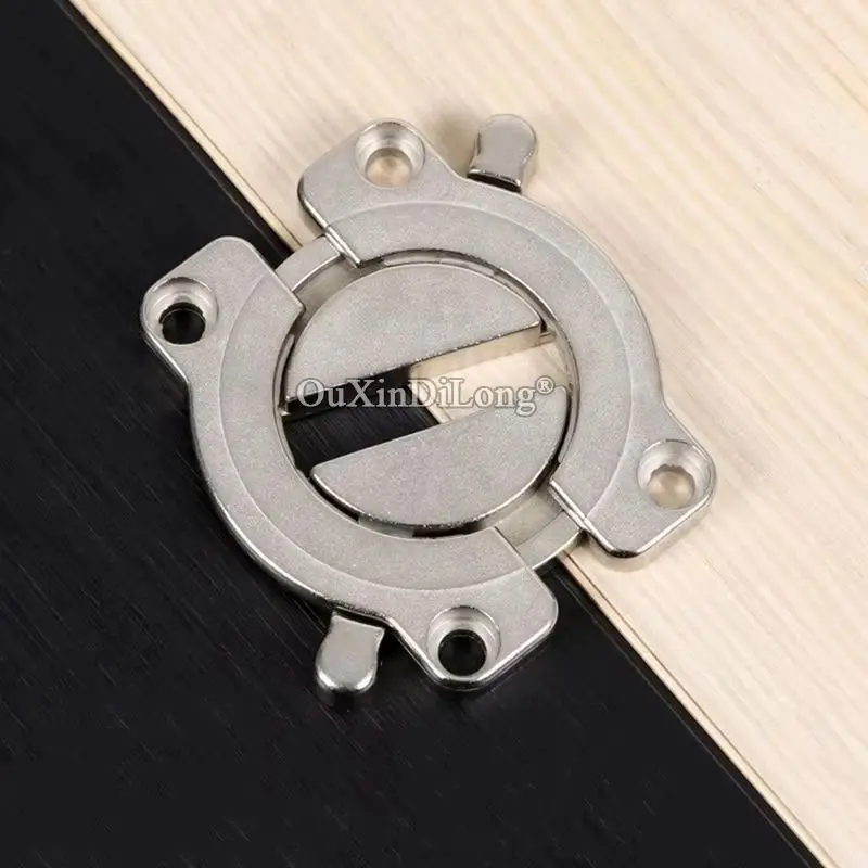 HOT 2PCS Zinc Alloy Thicken Dining Table Desk Top Latch Hinge Bench Panel Combination Splice Connectors Furniture Fittings