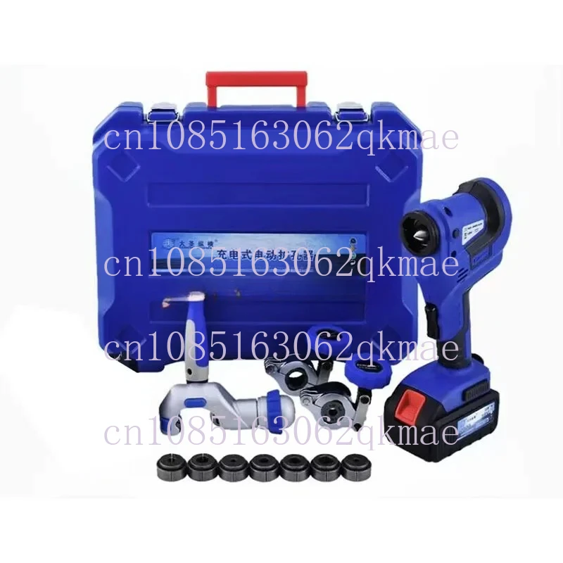 18V Cordless Electric Flaring Tool Kit CT-E800AL with Scraper for 1/4'~3/4