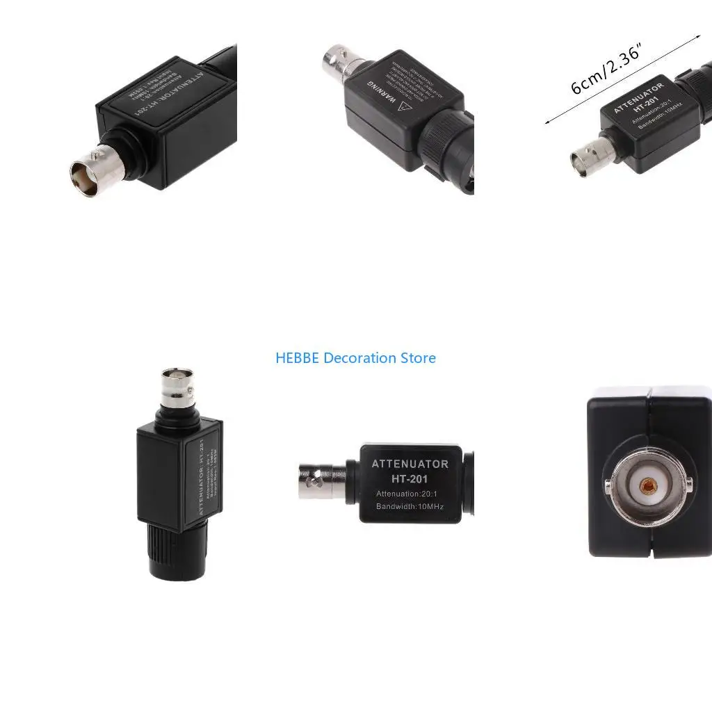 B0KC Hantek HT201 20:1 Attenuator 10MHz Oscilloscope Accessories Oscilloscopio