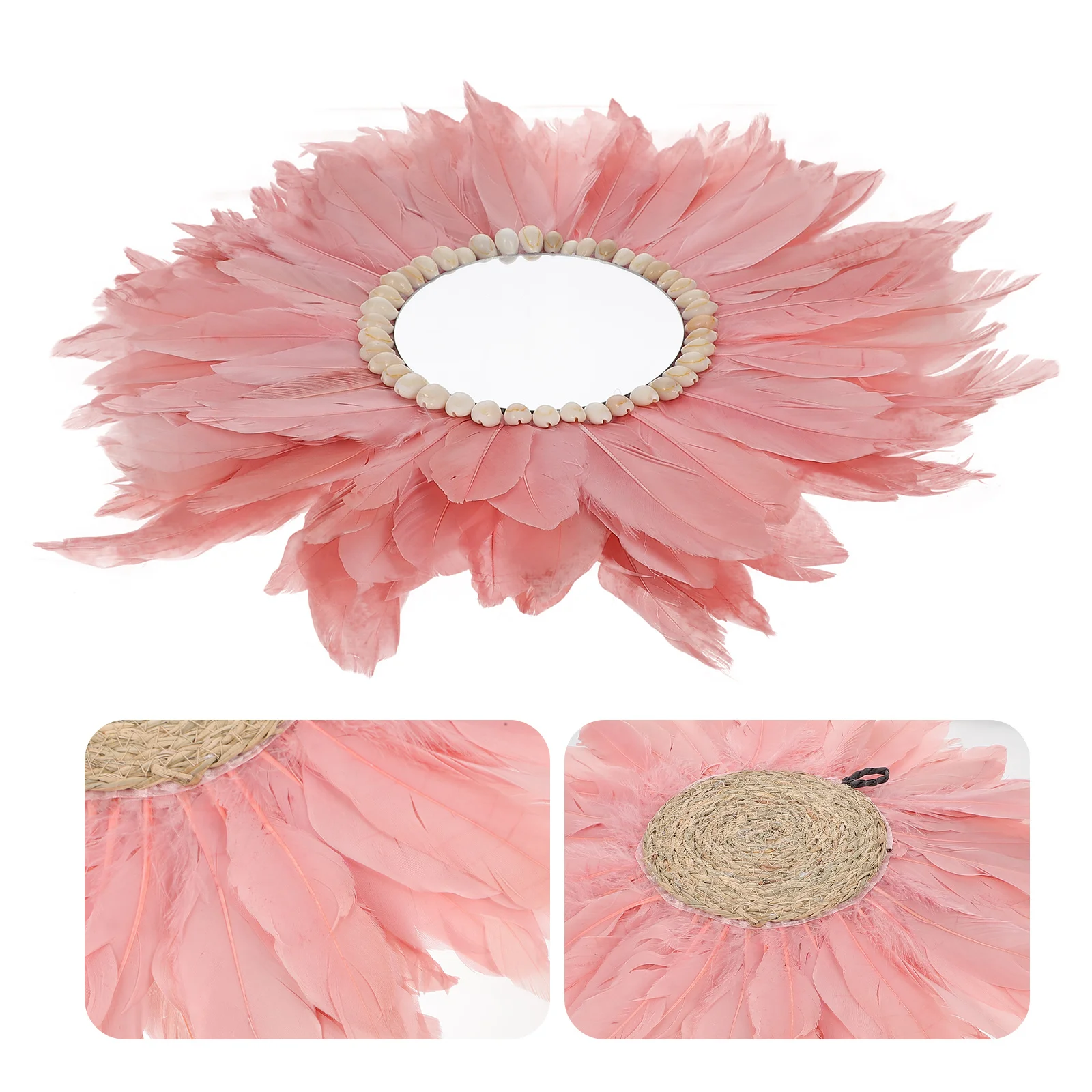 

Mirror Wall Pendant Exquisite Home Decor Indoor Hanging Artistic Design Delicate Minimalist Vertical Space Enhancer