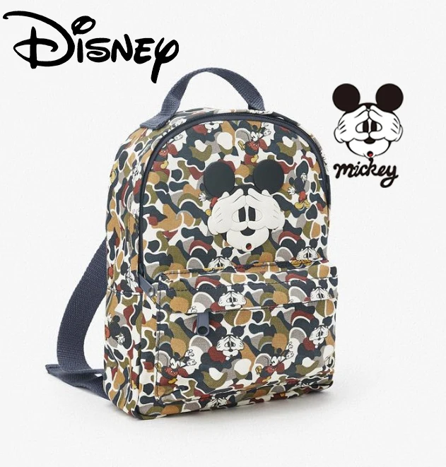 TureMouse-Sac à dos Disney Anime Minnie Mouse, double couche, cartable tridimensionnel pour lycéens, décontracté, nouveau