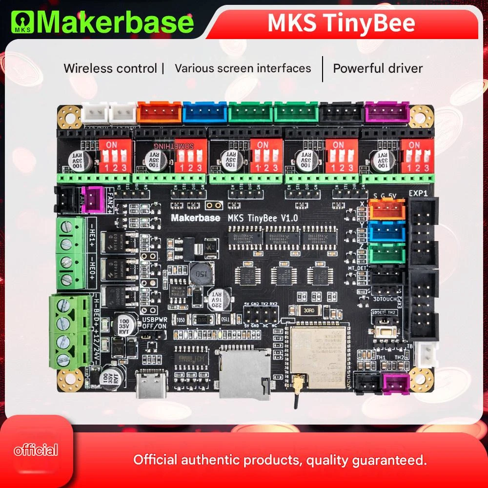 Makerbase MKS TinyBee 3D Printer Mainboard ESP32 WiFi MINI12864