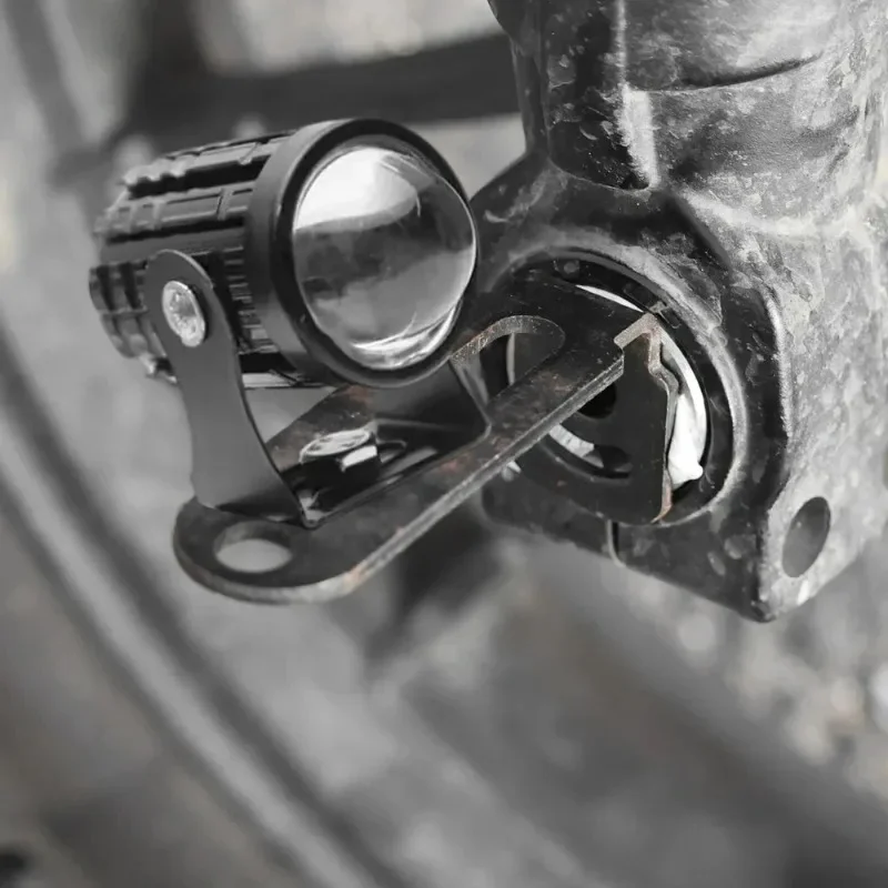 Universal Headlight Extension Bracket Motorcycle Fog Light Mount Holder E-bike LED Work Lamp Support Clamp Moto Accessories Part