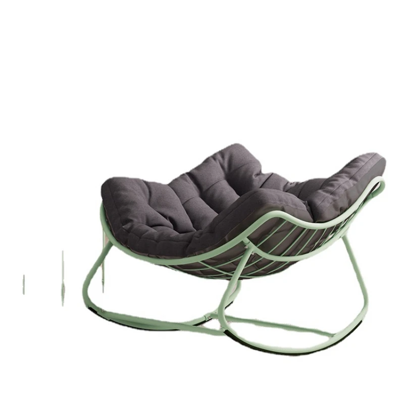 Mecedora reclinable para adultos, sillon nordico perezoso individual para sala de estar, balcon, ocio, ligero, de lujo