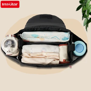 Isolated Baby Bag Bag isolation bags Mummy storage Baby Carting Baby Accessories Baby Care with Milk Bottle 10 Main Sales Baby Maternity Kit - №4