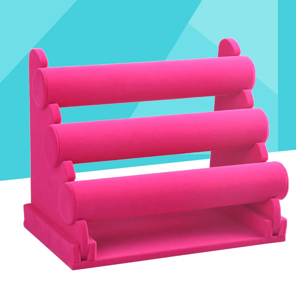 3 Tier Detachable Bracelet Display Stand Jewelry Organizer Rack for Bangles Bracelets Scratch Splash Protection