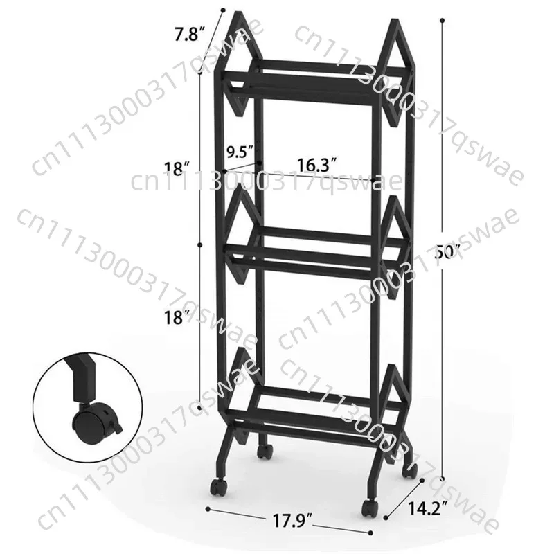Vinyl Record Player Storage Rack Floor-to-ceiling Multi-layer Shelf CD Display Rack Books And Magazines Storage Rack