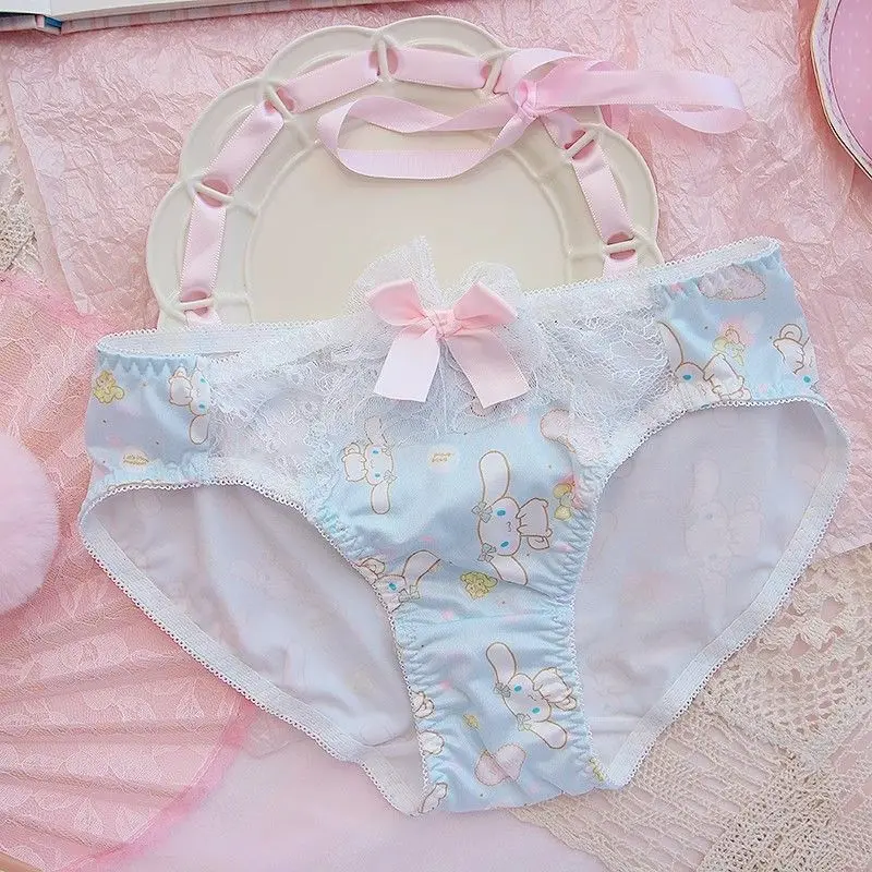 Cute jade cinnamon dog underwear girl soft heart cute sweet lace small chest gathering thickened no steel ring bra set