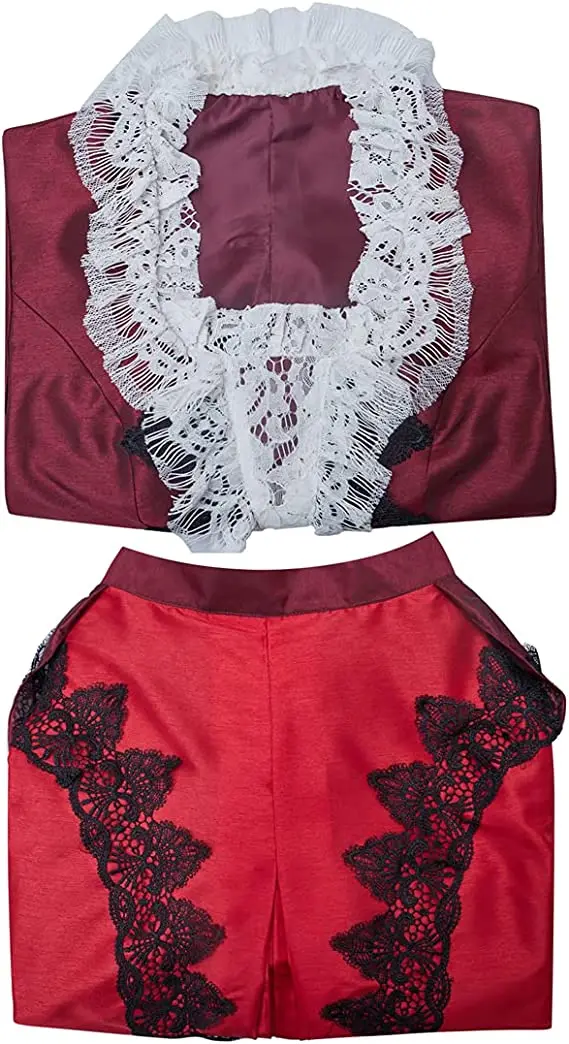 Cosplaydiy Red Duchess Queen Elizabeth Tudor Queen Marie Antoinette Period Masquerade Theatr Queen Elizabeth Cosplay Costume
