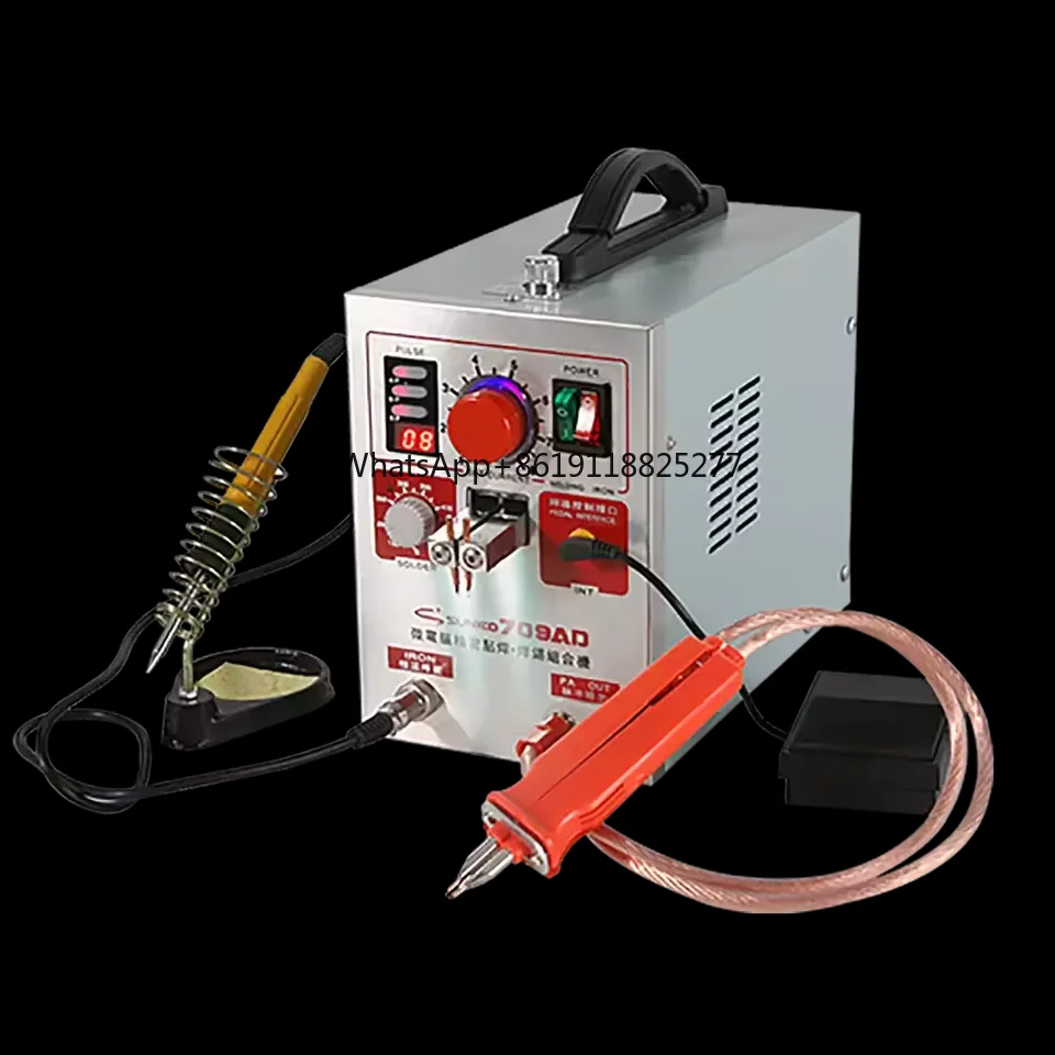 Sunkko S709AD Spot Welder with HB-71B Pen 110V/120V for 18650 Lithium Battery Pack Testers