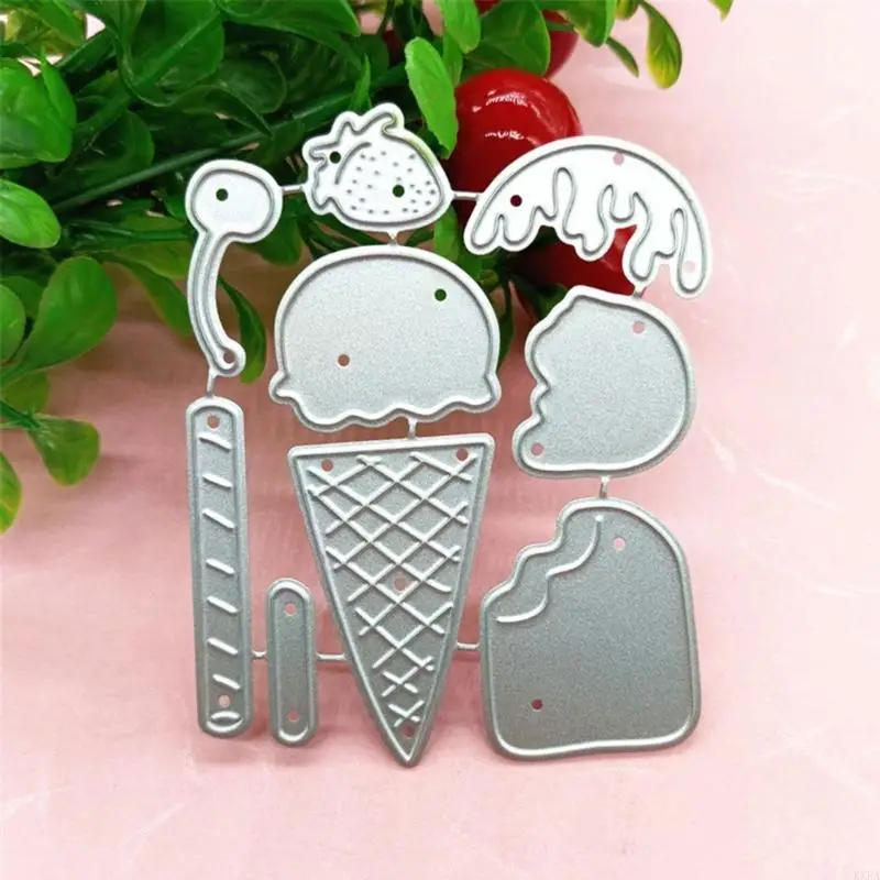 

KXRA Die Metal Cutting Die Ice Cream for DIY Scrapbooking Theme Invitation