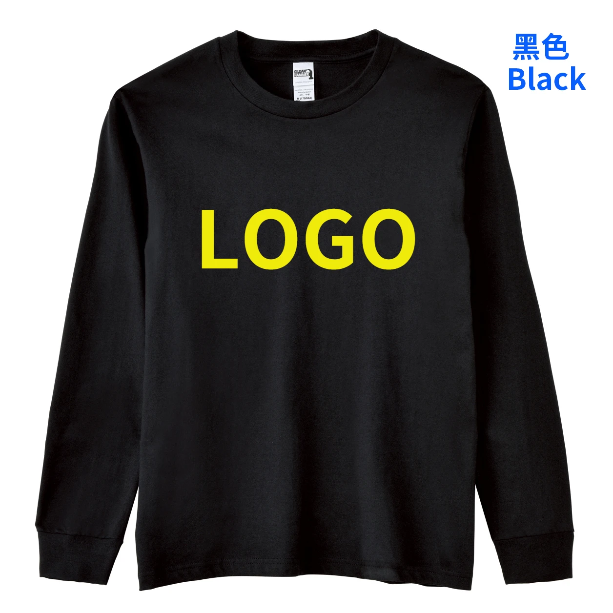 

2022 New Arrival Cotton Long Sleeved O-Neck T Shirt Fashion 3D Printing T-Shirt Custom Your Exclusive Tshirt white Diy Tops