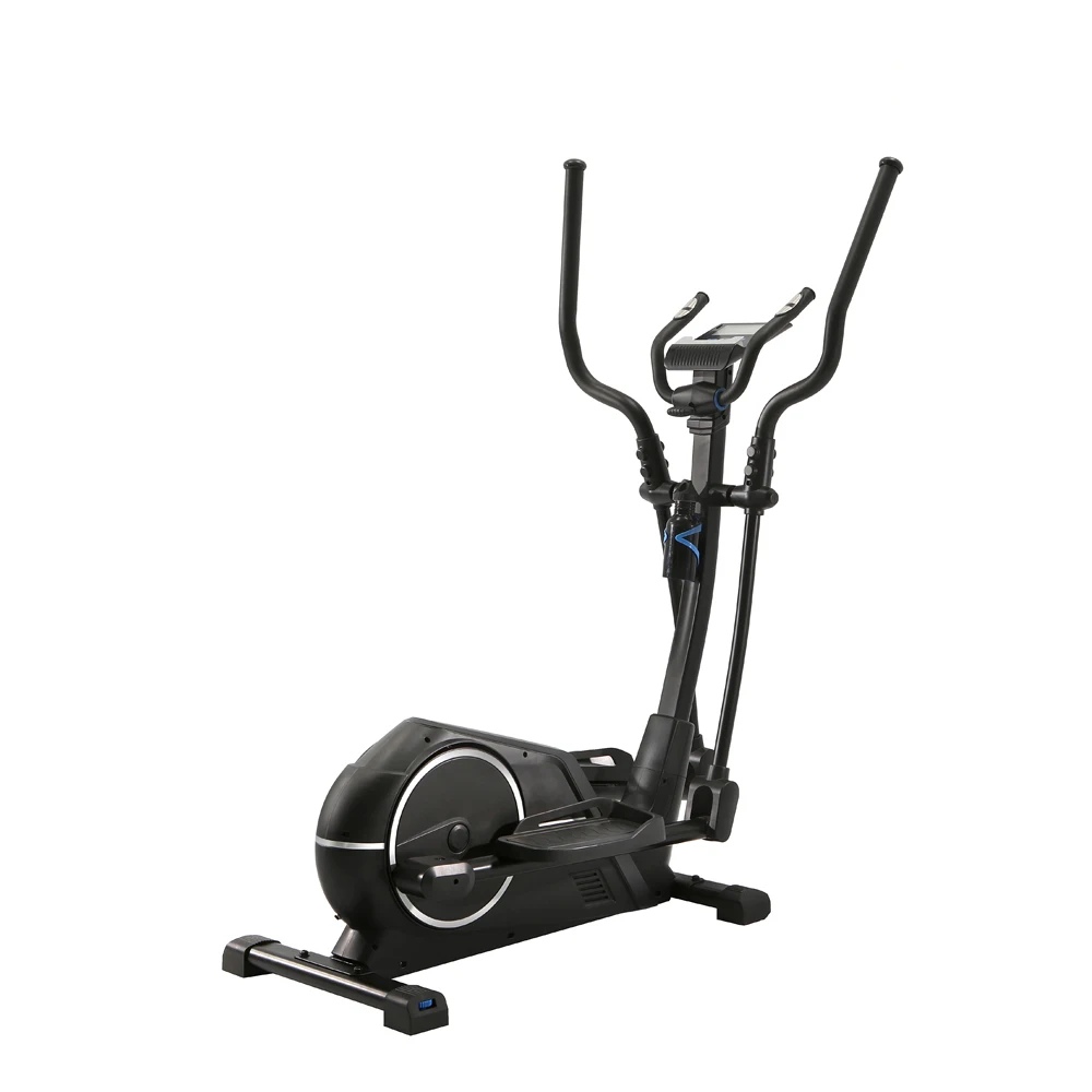 Air-Resistance Fan Elliptical Machine with Twist Waist Disc Silent Magnetic Trainer LFC1022-white 2026