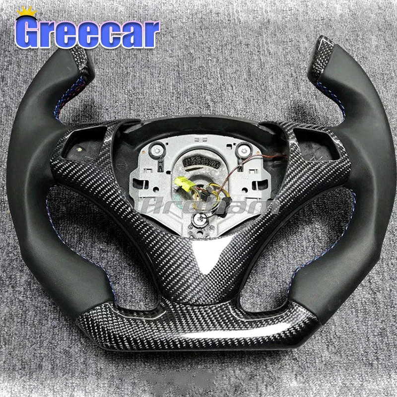 Carbon Fiber Steering Wheel 2005-2011 2012 2013 2014 2015 2016 2017 For BMW M Sport M3 E90 E91 E92 E93 E87 E81 E82 E88 3 Series