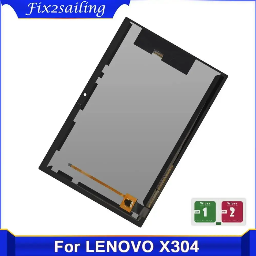 

ЖК-дисплей 10,1 дюйма для Lenovo Tab 4 TB-X304L, внешняя деталь, ЖК-дисплей с сенсорным экраном и цифровым преобразователем, сенсорная панель в сборе