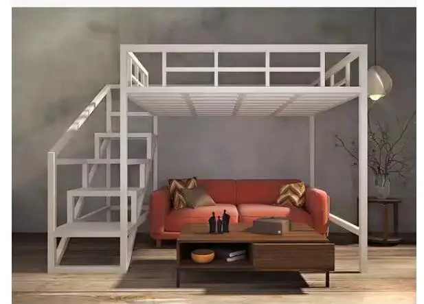 Iron raised bed hanging bed under the table raised bed