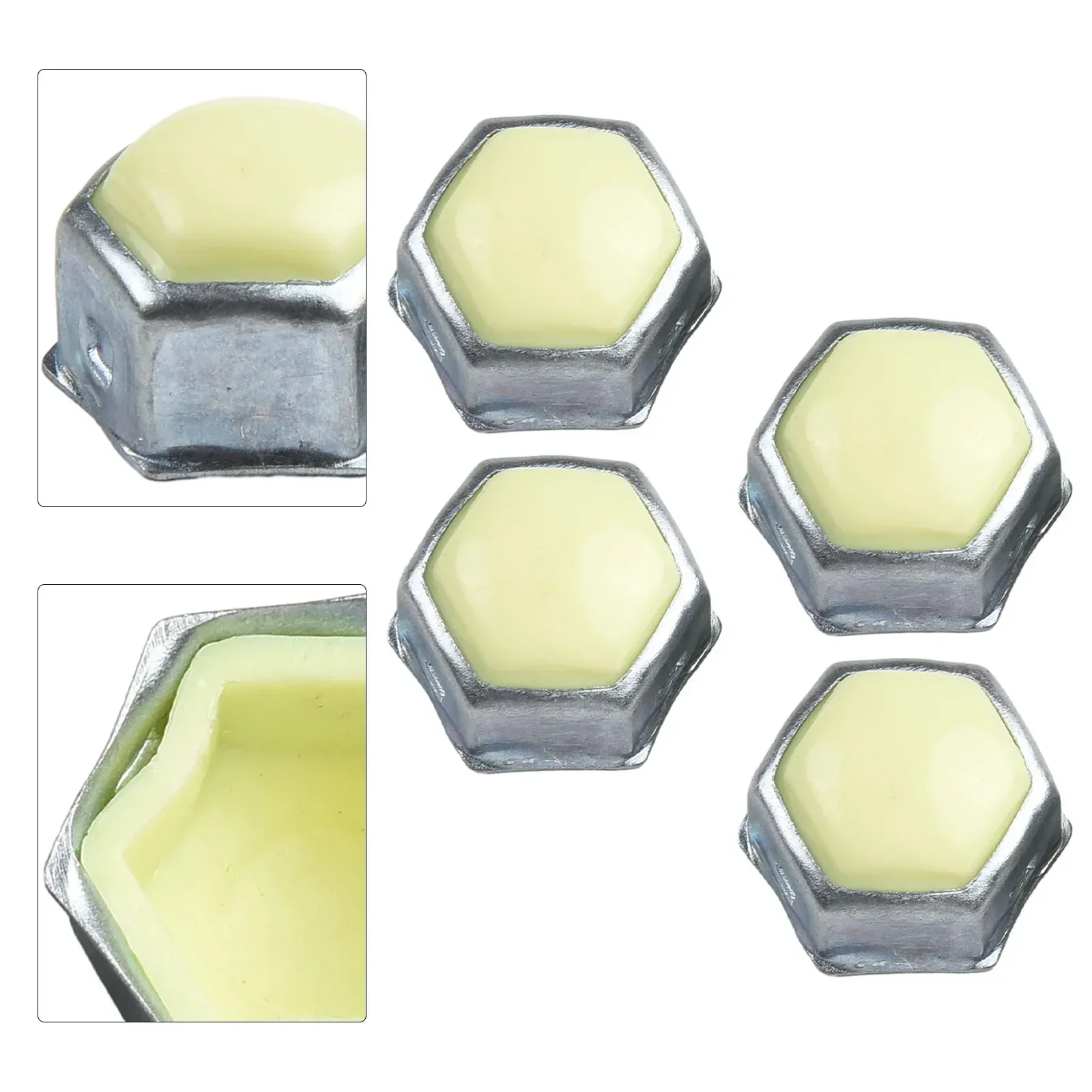 4Pcs Steering Lock Stop Nut Bolt Cap For Nissan-Navara D22 1998-2006 40039-2S610 Plastic+metal Nuts Car Accessories