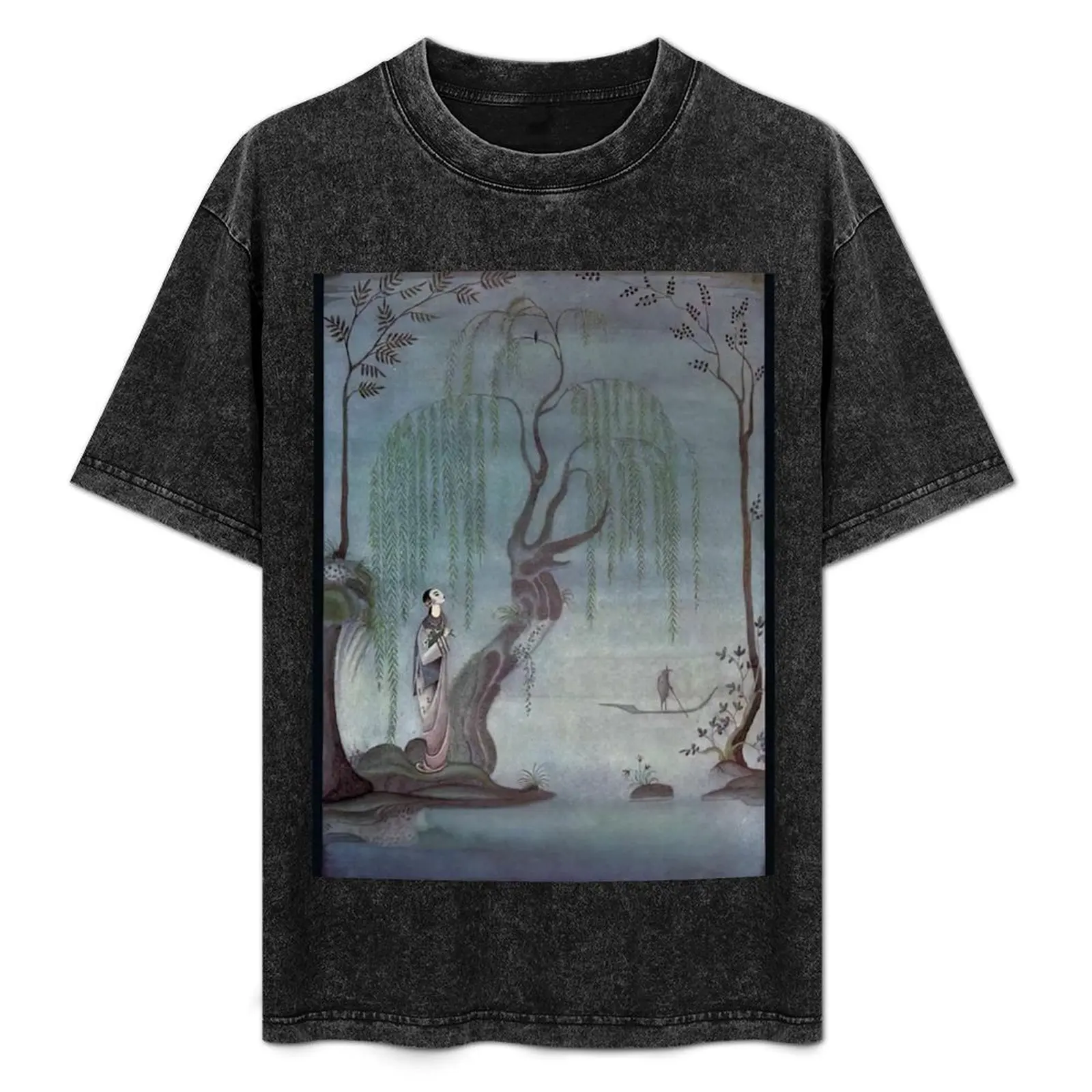 Estampados de Kay Nielsen, pinturas de Kay Nielsen, camiseta con ilustraciones de Kay Nielsen, camiseta informal para el trabajo