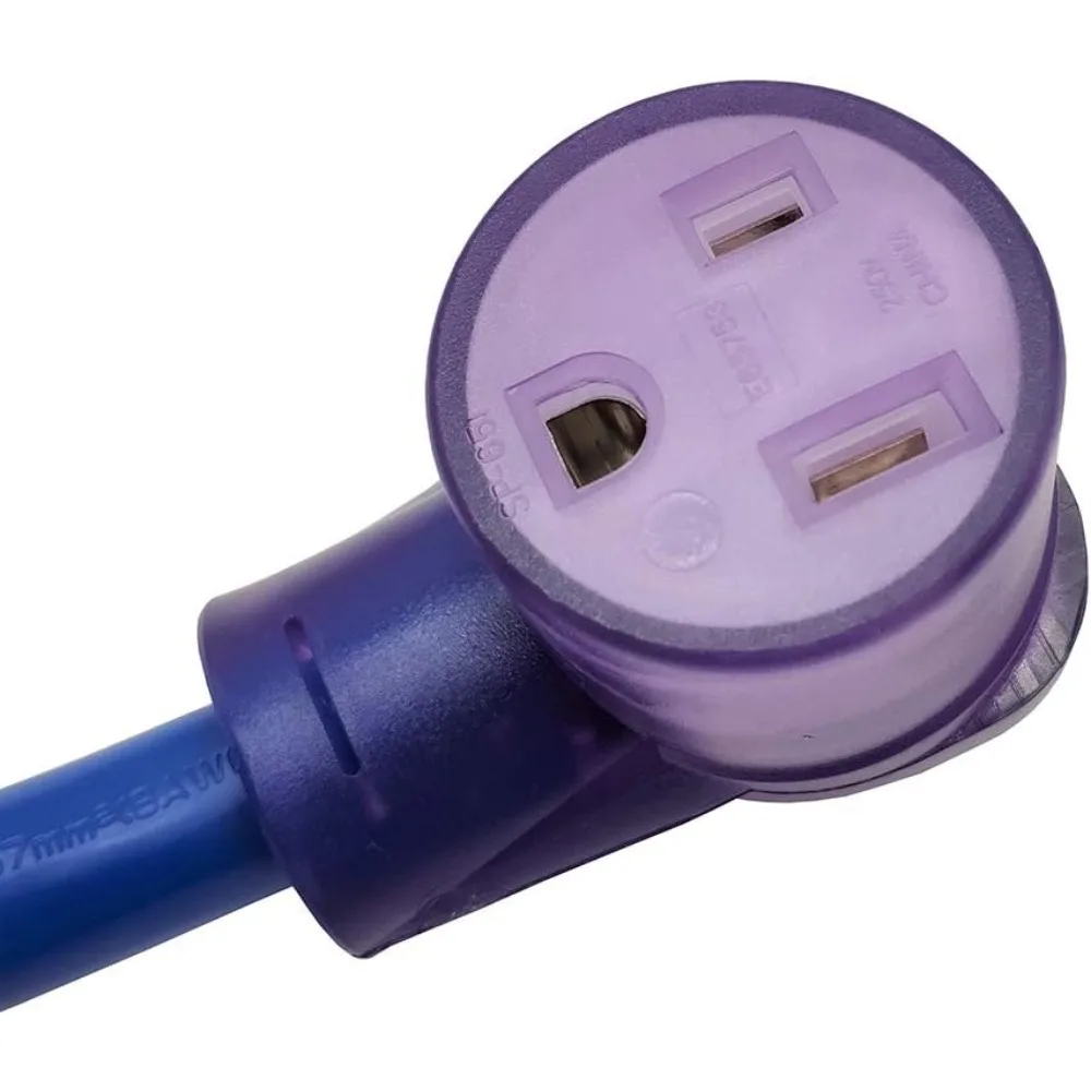 Welder Extension Cord NEMA 6-50 Extension Cord, 6-50P to 6-50R STW 8AWG/3C for 40 Amp 250 Volt (50FT)