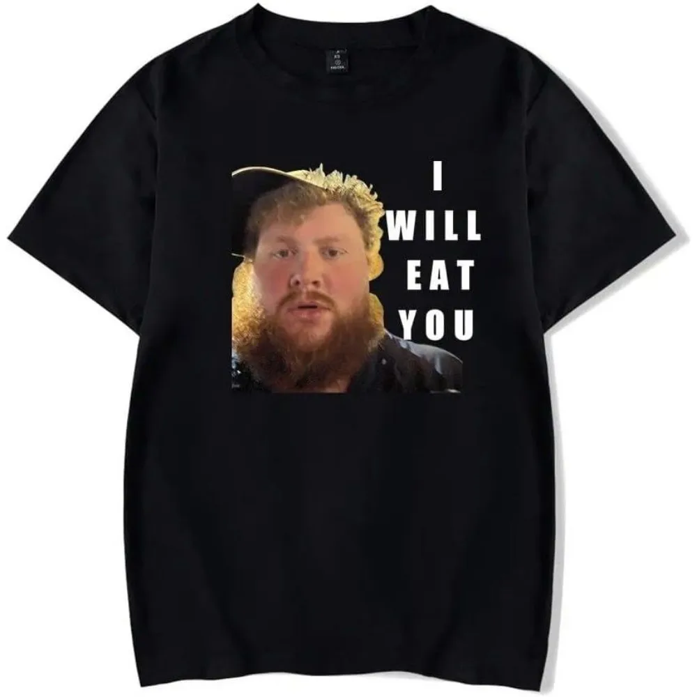 Caseoh I Will Eat You Merch T-Shirt Unisex Short Sleeved T Shirt Casual Tee