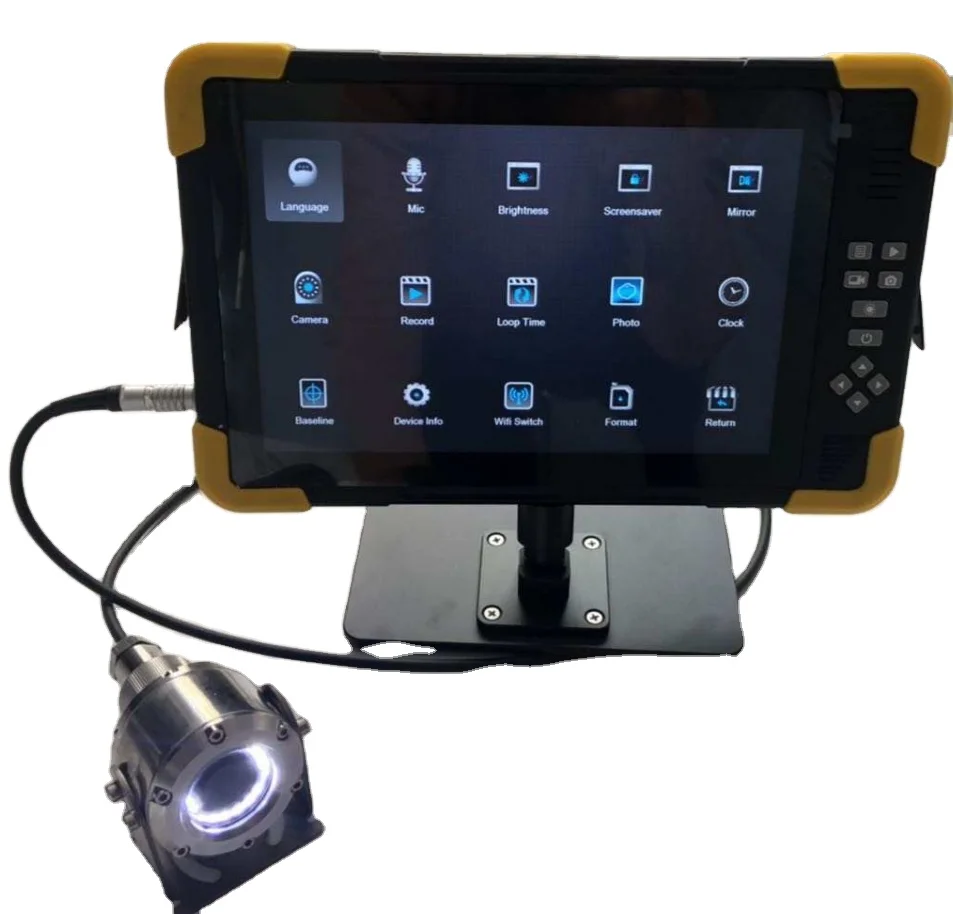 100m Long Cable  Deep Sea Water Camera HD Pipeline Drain Sewer Well Downhold Manhole  Inspection Camera System