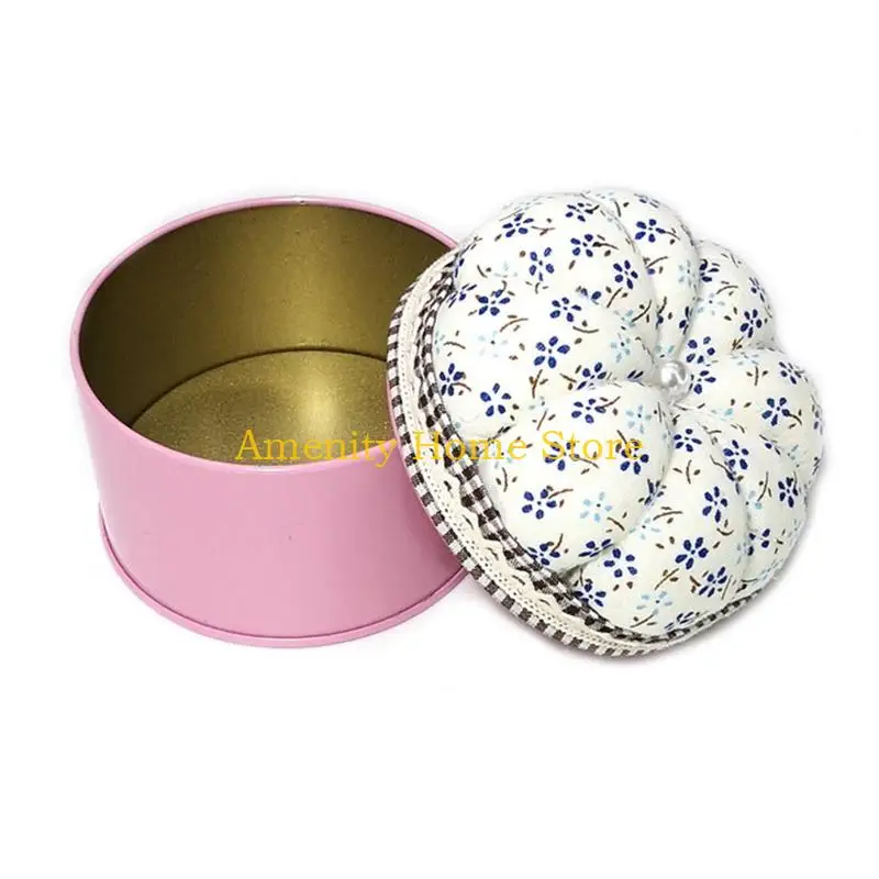 

F26C Шаблон Дополнительная коробка для булавок в форме тыквы в форме шарика для штифтов для рукоделия своими руками