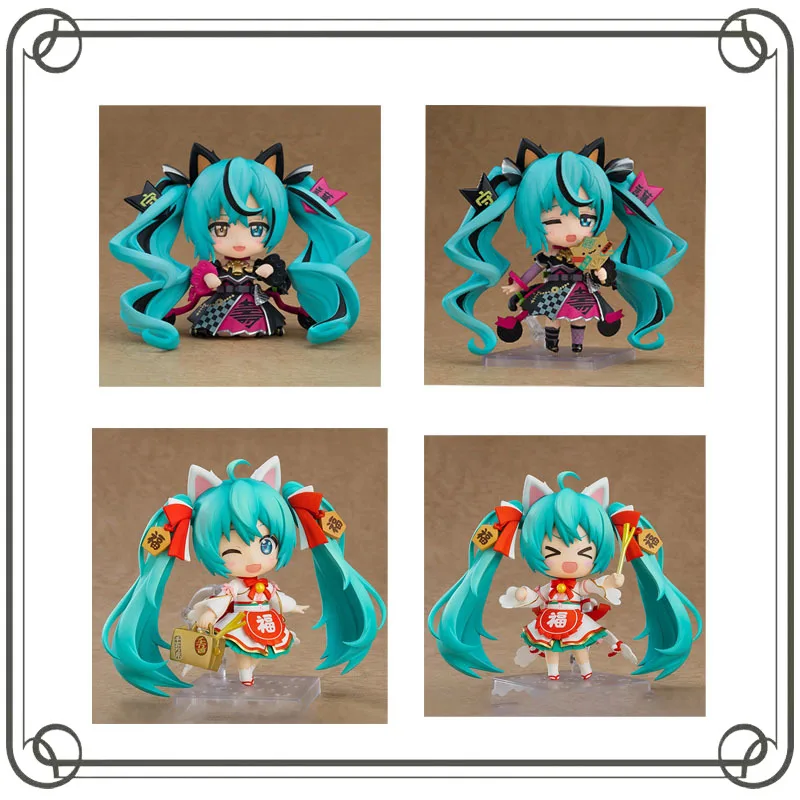 

Коллекционная фигурка Хацунэ Мику в стиле Q-версии «Счастливый кот», подвижная, модель-игрушка