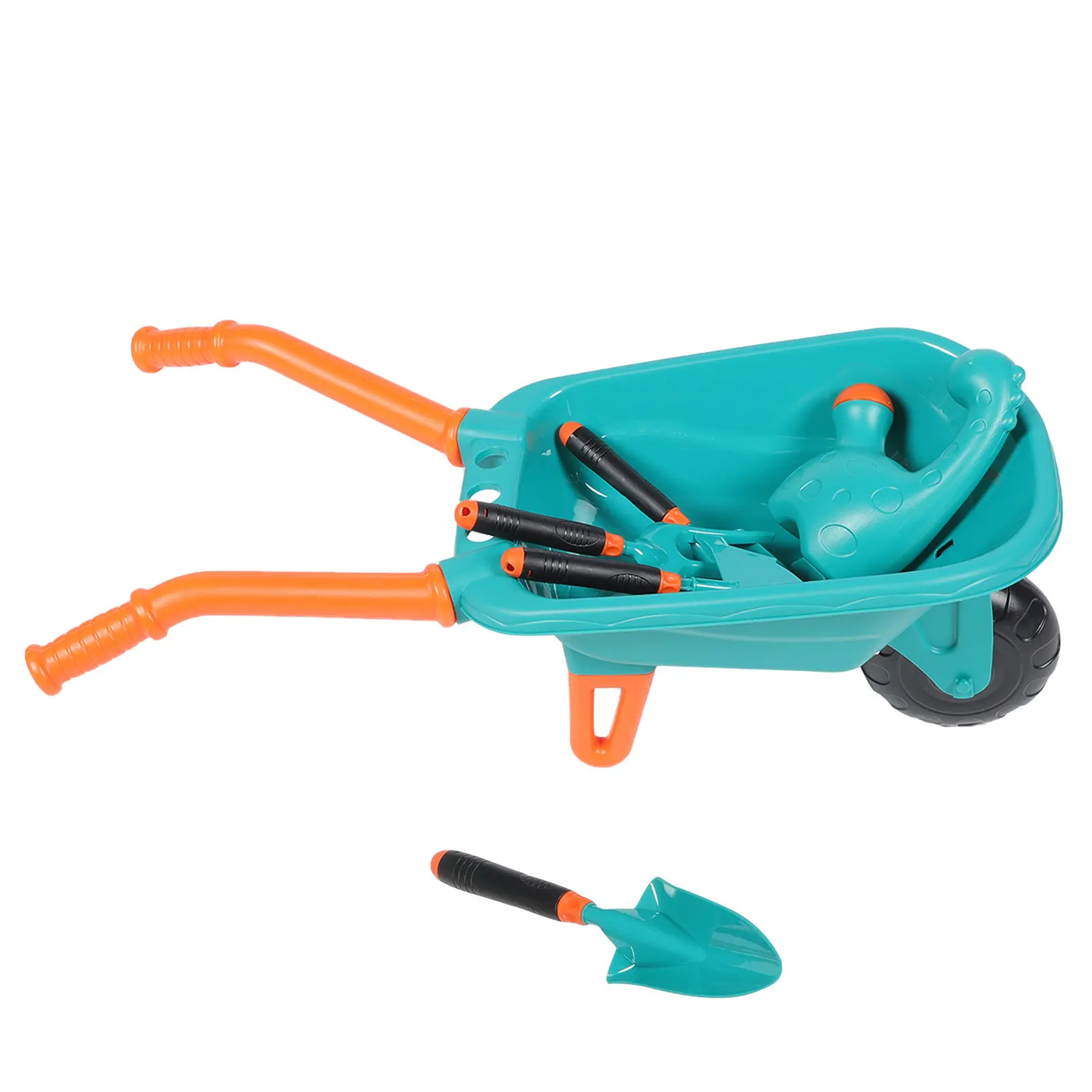

1Set Kids Gardening Tool Set Plastic Hand Planting Tools Green Lightweight Handle for Flower Vegetable Planting Outdoor Use