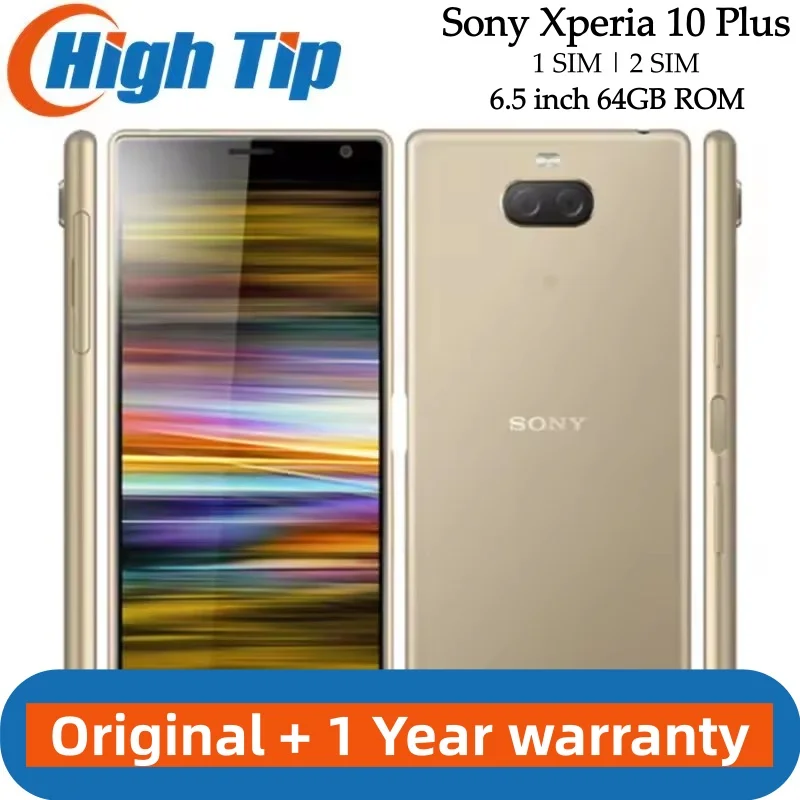 Unlocked Original Sony Xperia 10 Plus I3213 I4293 4G Mobile Phone