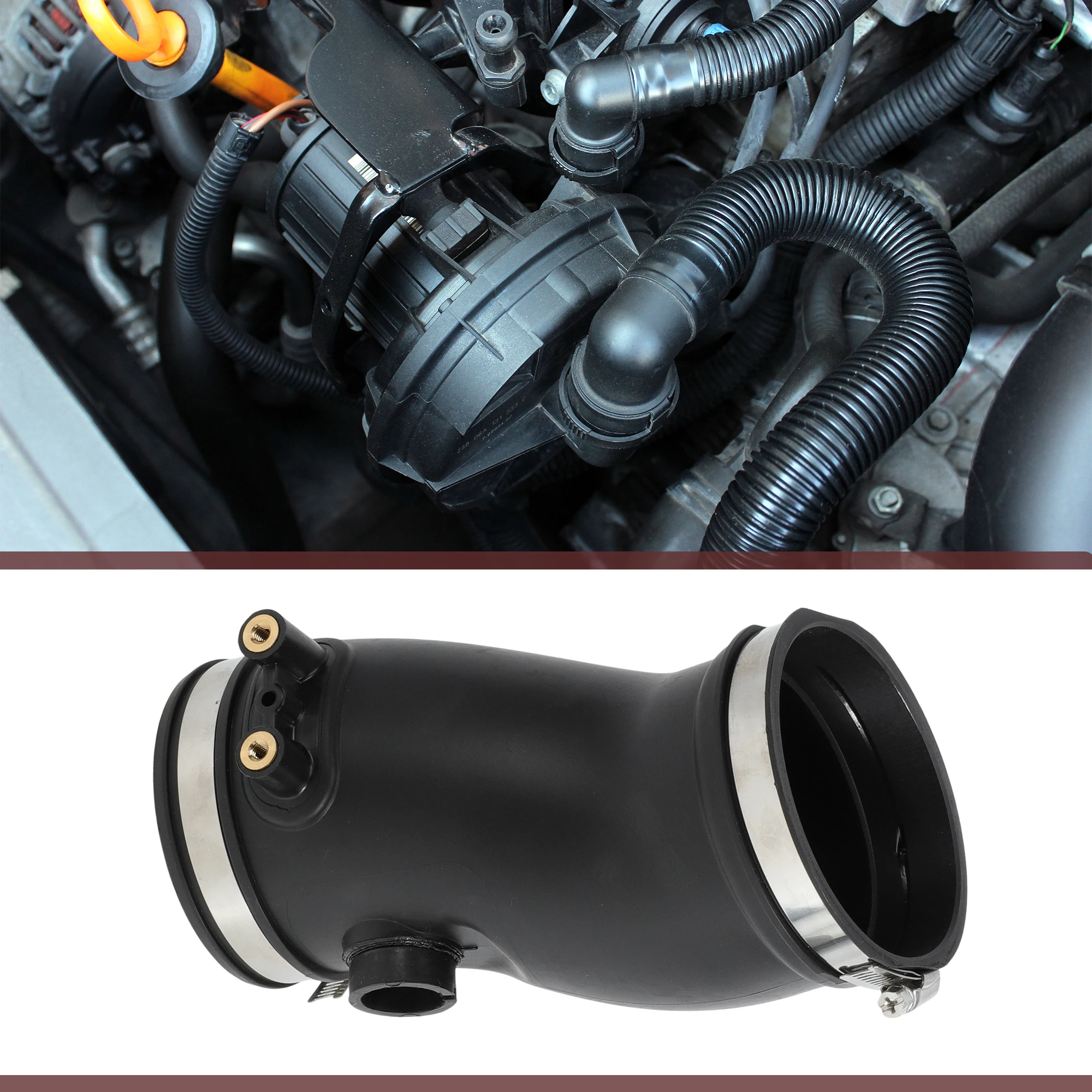 

X Autohaux Air Intake Hose No.3C3Z9C623AA for Ford F-250 F-350 F-450 F-550 2003-2007